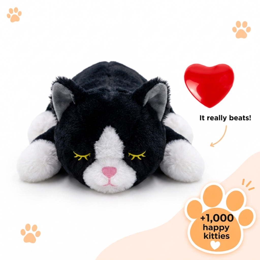 HeartKitty Calming Plush For Cats