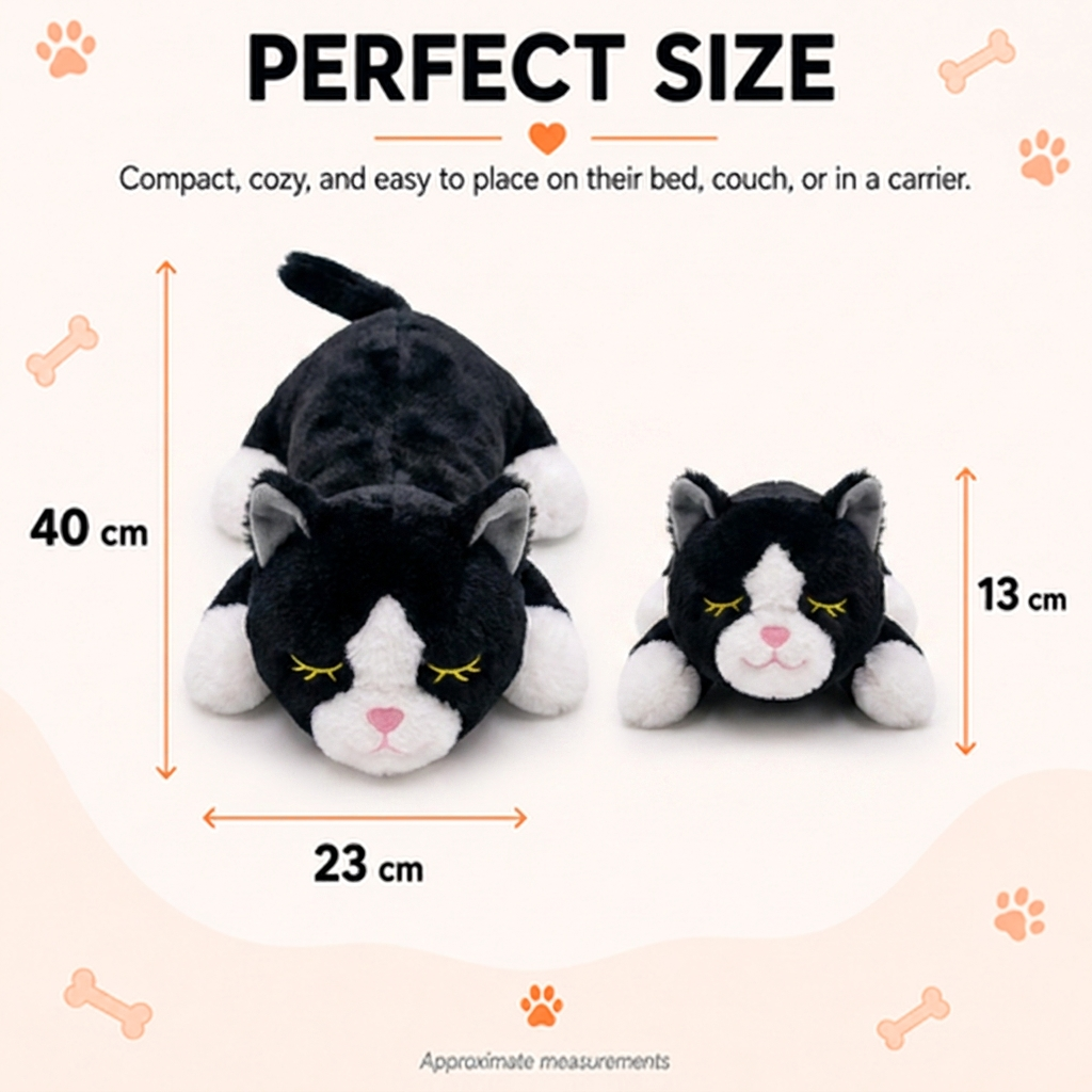 HeartKitty Calming Plush For Cats