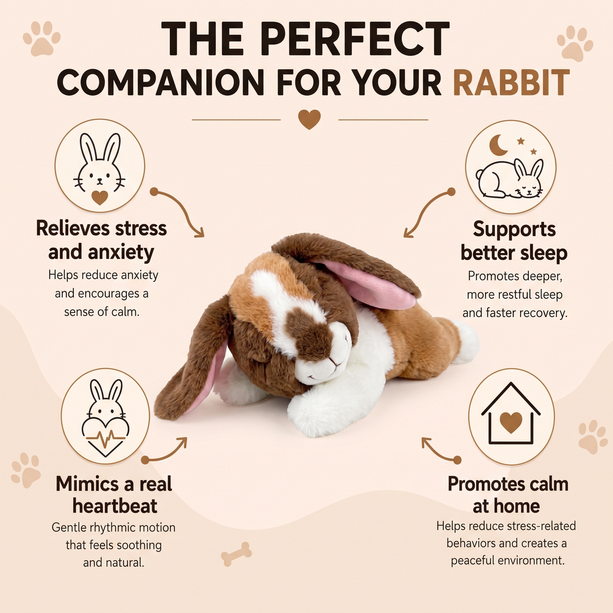 HeartBeat - Calming Bunny Plushie